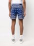 AMIRI Trainingsshorts met bandanaprint Blauw - Thumbnail 4