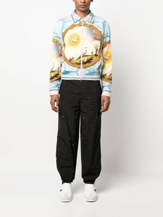 AMIRI Universiteitsjack Blauw