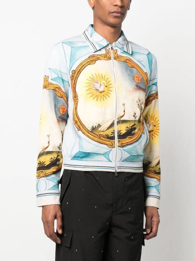 AMIRI Universiteitsjack Blauw