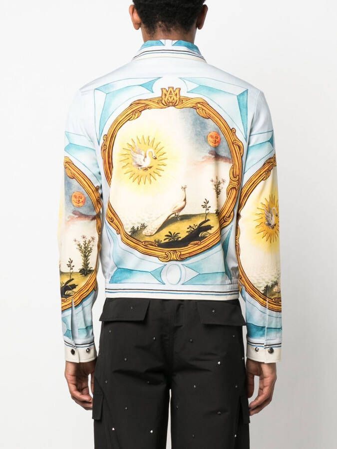 AMIRI Universiteitsjack Blauw