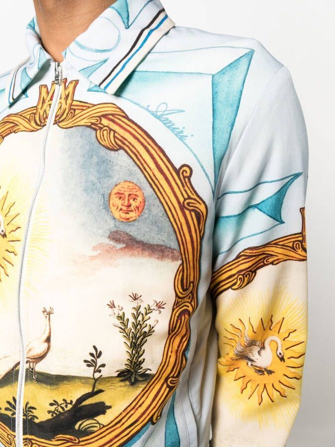 AMIRI Universiteitsjack Blauw