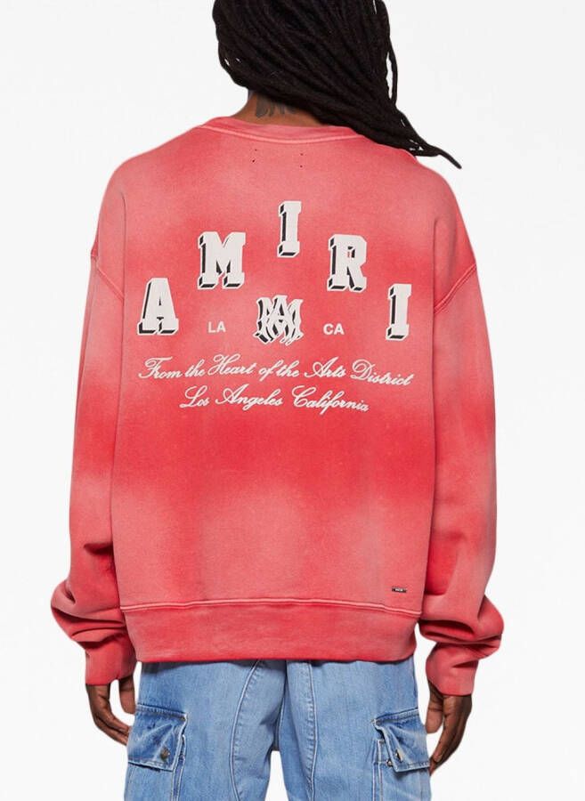 AMIRI Vintage Collegiate katoenen sweater Rood