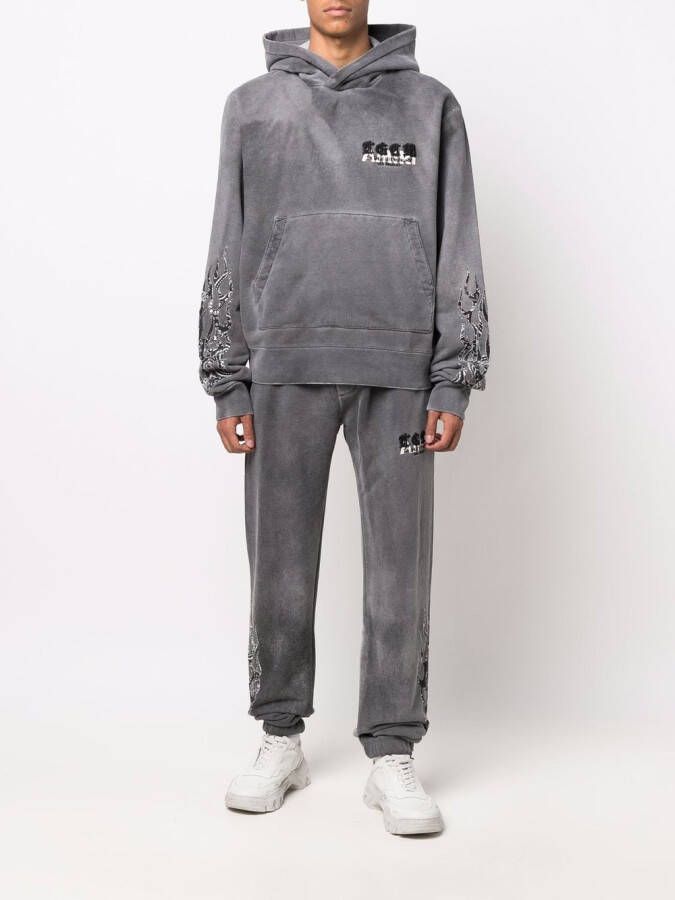 AMIRI x The Great City Workshop hoodie Grijs