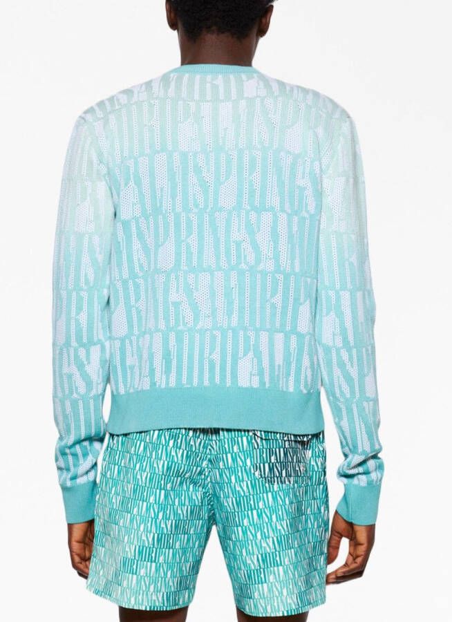 AMIRI x The Webster trui met print Groen