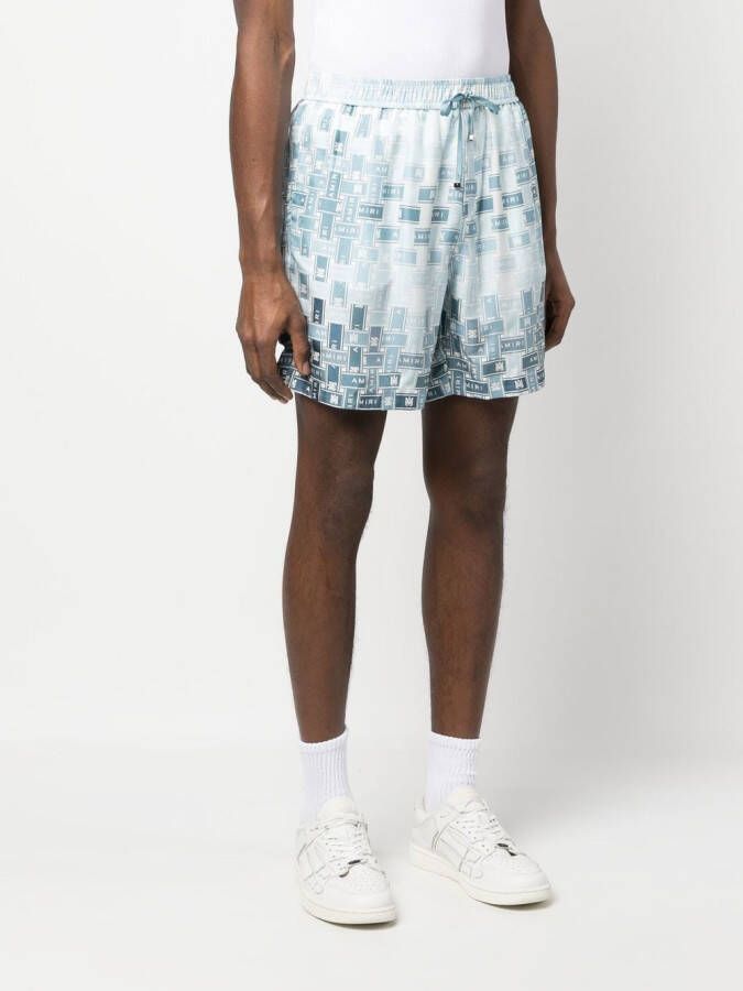 AMIRI Zijden shorts Blauw