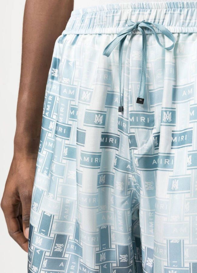 AMIRI Zijden shorts Blauw