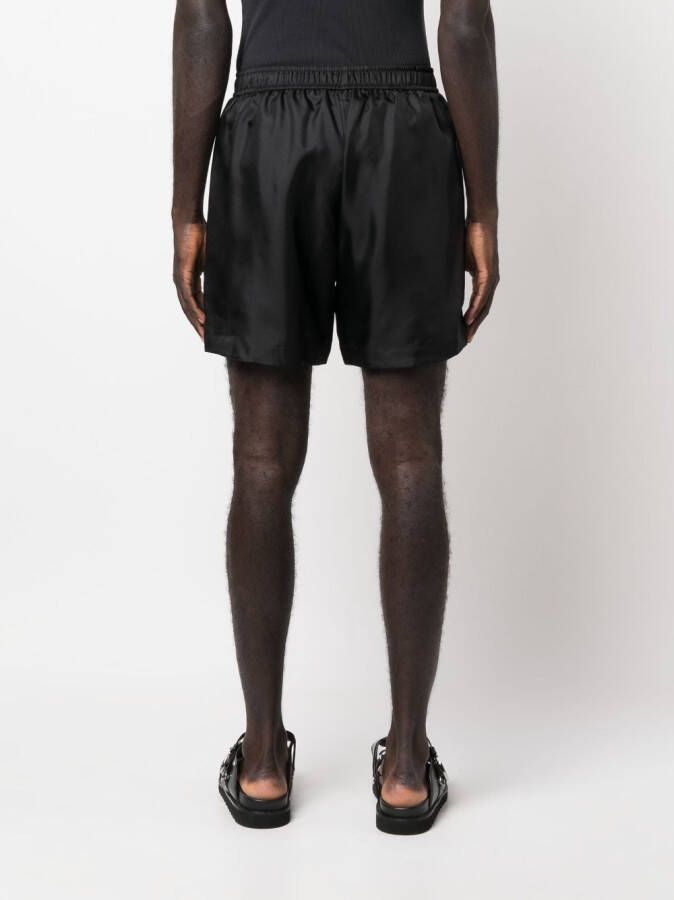 AMIRI Zijden shorts Zwart