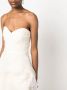 Ana Radu floral-appliqué organza midi dress Wit - Thumbnail 5