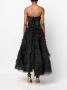 Ana Radu fully-ruffled maxi dress Zwart - Thumbnail 4