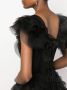 Ana Radu fully-ruffled maxi dress Zwart - Thumbnail 5