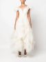 Ana Radu Maxi-jurk met ruches Wit - Thumbnail 2