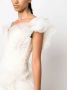 Ana Radu Maxi-jurk met ruches Wit - Thumbnail 5