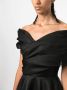 Ana Radu Maxi-jurk met ruches Zwart - Thumbnail 5