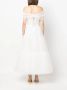 Ana Radu off-shoulder fluted maxi dress Wit - Thumbnail 4