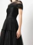 Ana Radu off-shoulder fluted maxi dress Zwart - Thumbnail 5