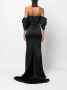 Ana Radu Off-shoulder maxi-jurk Zwart - Thumbnail 4