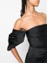 Ana Radu Off-shoulder maxi-jurk Zwart - Thumbnail 5
