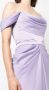 Ana Radu off-shoulder satin maxi dress Paars - Thumbnail 5