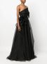 Ana Radu one-shoulder draped maxi dress Zwart - Thumbnail 3