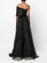 Ana Radu one-shoulder draped maxi dress Zwart - Thumbnail 4
