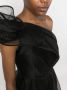 Ana Radu one-shoulder organza maxi dress Zwart - Thumbnail 5