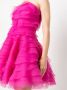 Ana Radu ruffled organza minidress Roze - Thumbnail 5