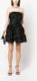 Ana Radu ruffled organza minidress Zwart - Thumbnail 2