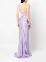 Ana Radu Strapless avondjurk Paars - Thumbnail 4