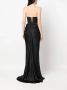 Ana Radu Strapless avondjurk Zwart - Thumbnail 4