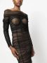 Ana Radu strapless ruched midi dress Zwart - Thumbnail 5