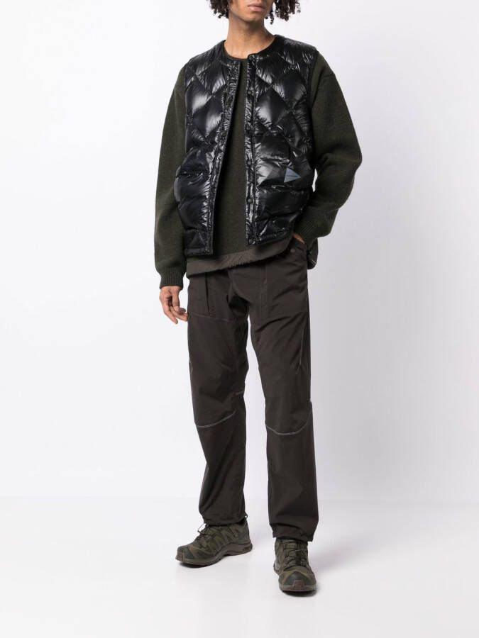 and Wander Gewatteerde bodywarmer Zwart