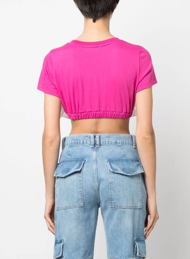Andersson Bell Cropped top Roze