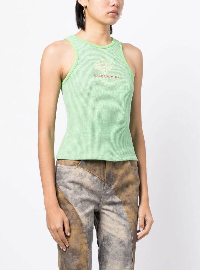 Andersson Bell Tanktop met borduurwerk Groen
