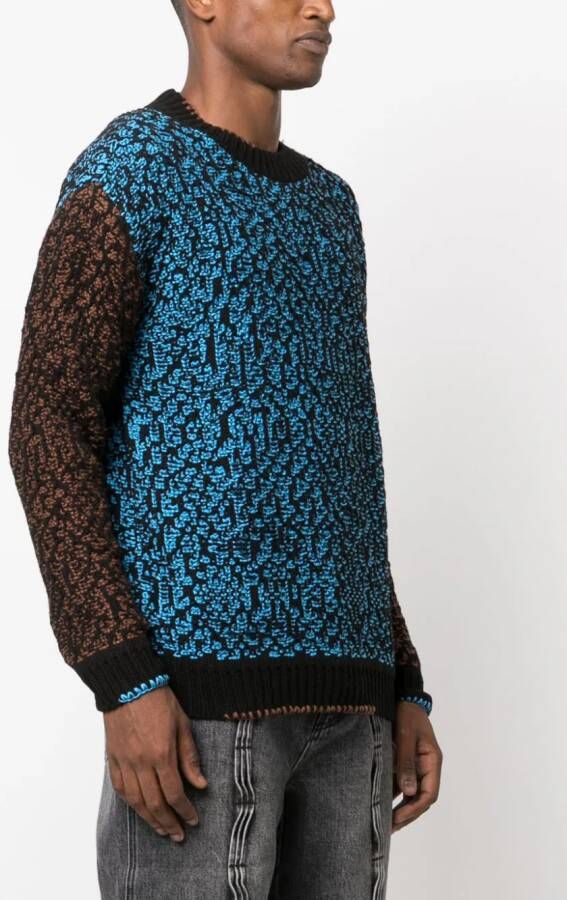 Andersson Bell Intarsia sweater Blauw