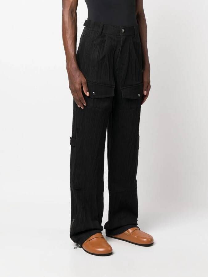 Andersson Bell Jeans met gekreukt effect Zwart