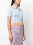 Andersson Bell Poloshirt met contrasterende rand Blauw - Thumbnail 3