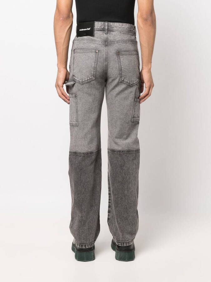 Andersson Bell Straight jeans Zwart
