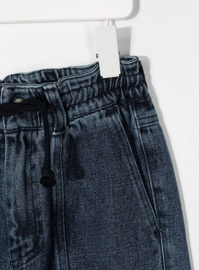 Andorine Jeans met stonewashed-effect Blauw