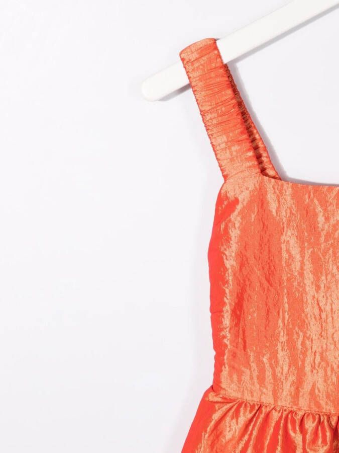 Andorine Maxi jurk met open rug Oranje