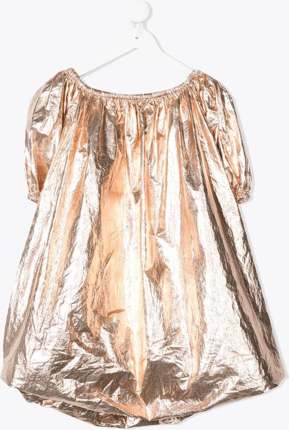 Andorine Metallic jurk Goud