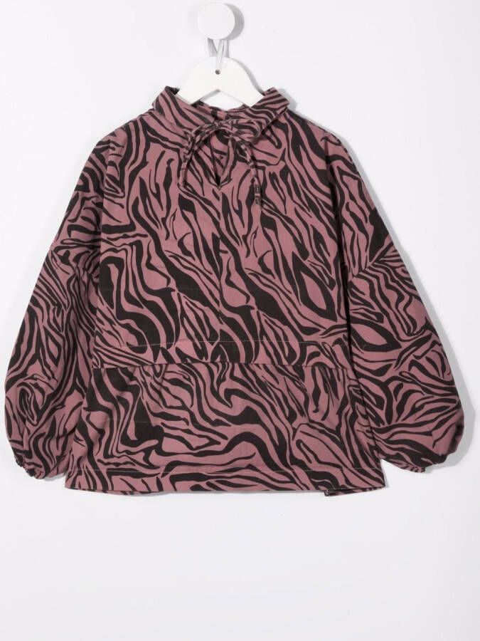 Andorine Shirt met zebraprint Roze