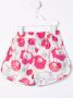 Andorine Shorts met bloe print Roze - Thumbnail 2