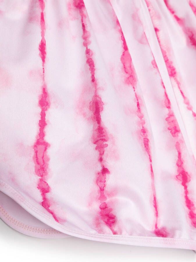 Andorine Shorts met tie-dye print Roze