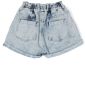 Andorine Spijkershorts met acid-wassing Blauw - Thumbnail 2