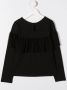 Andorine Sweater met franje Zwart - Thumbnail 2