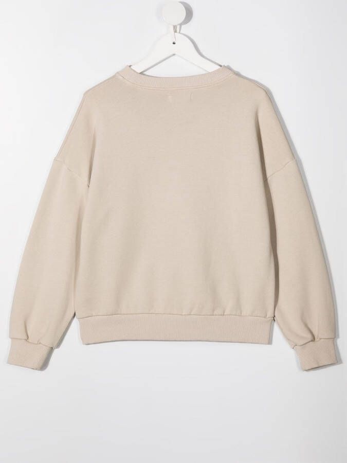 Andorine Sweater met print Beige