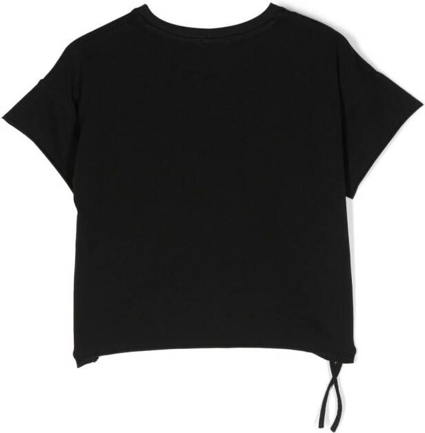 Andorine T-shirt met patch Zwart