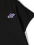 Andorine T-shirt met patch Zwart - Thumbnail 3