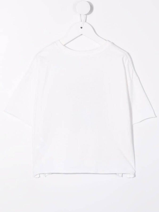 Andorine T-shirt met print Wit