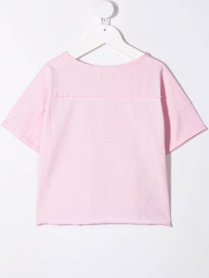 Andorine T-shirt met ronde hals Roze